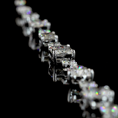 28.47 CTTW MIX Lab Grown Diamond Lariat Necklace 16.5" (F Color and VS1 Clarity)
