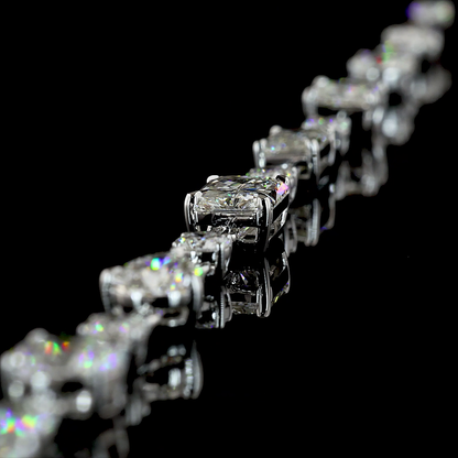 28.47 CTTW MIX Lab Grown Diamond Lariat Necklace 16.5" (F Color and VS1 Clarity)