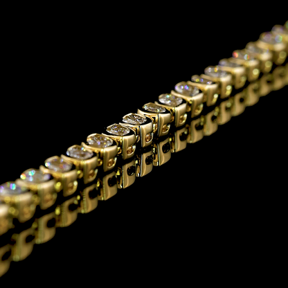 9.78 CTTW Marquise Lab Grown Diamond Tennis Necklace 16.5" (E Color and VS1 Clarity)