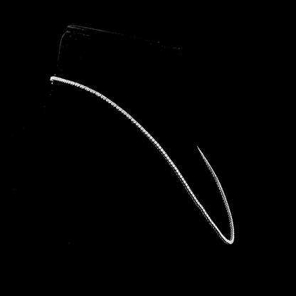 4.98 CTTW Round Lab Grown Diamond Tennis Necklace 17" (F Color and VS2 Clarity)