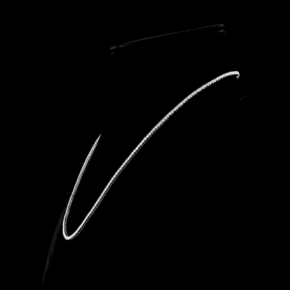 4.98 CTTW Round Lab Grown Diamond Tennis Necklace 17" (F Color and VS2 Clarity)