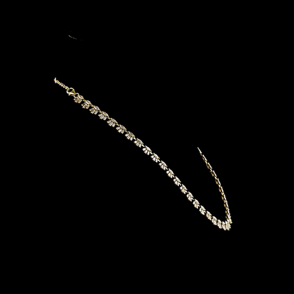 7.07 CTTW Marquise Lab Grown Diamond Station Necklace 16.5" (E Color and VS1 Clarity)