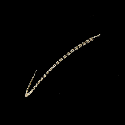 7.07 CTTW Marquise Lab Grown Diamond Station Necklace 16.5" (E Color and VS1 Clarity)
