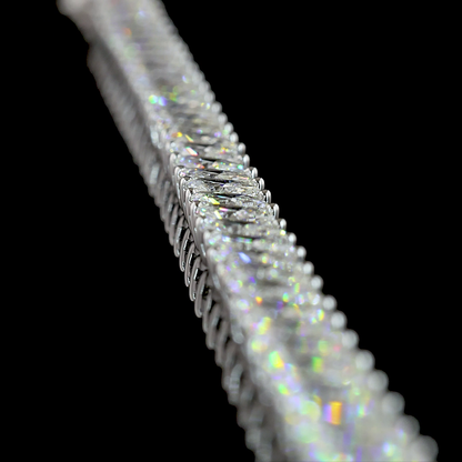 21.83 CTTW Marquise Lab Grown Diamond Tennis Necklace 16.5" (E Color and VS1 Clarity)