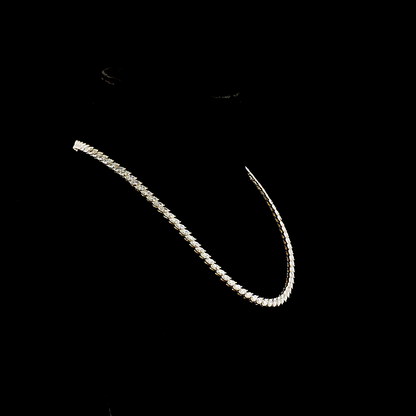 22.14 CTTW Marquise Lab Grown Diamond Tennis Necklace 16.5" (E Color and VS1 Clarity)