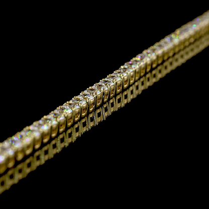 8.46 CTTW Round Lab Grown Diamond Tennis Necklace 18" (E Color and VS1 Clarity)