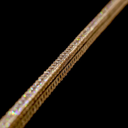 6.69 CTTW Round Lab Grown Diamond Tennis Necklace 16.5" (E Color and VS1 Clarity)