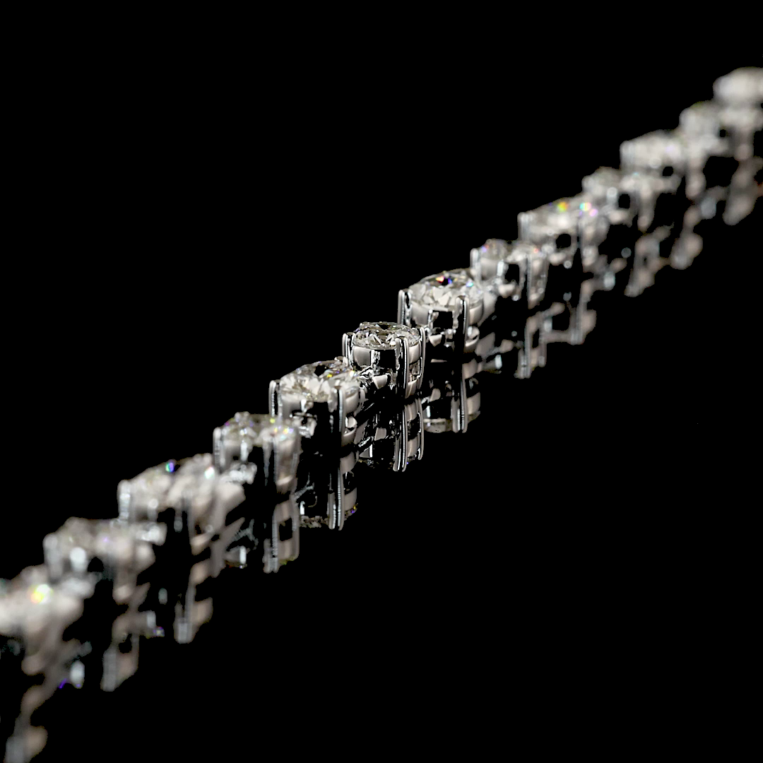 13.09 CTTW Pear Lab Grown Diamond Lariat Necklace 18" (E Color and VS1 Clarity)