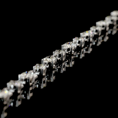 13.09 CTTW Pear Lab Grown Diamond Lariat Necklace 18" (E Color and VS1 Clarity)