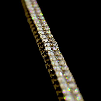 20.53 CTTW Round Lab Grown Diamond Tennis Necklace 16.5" (E/F Color and VS1/VS Clarity)