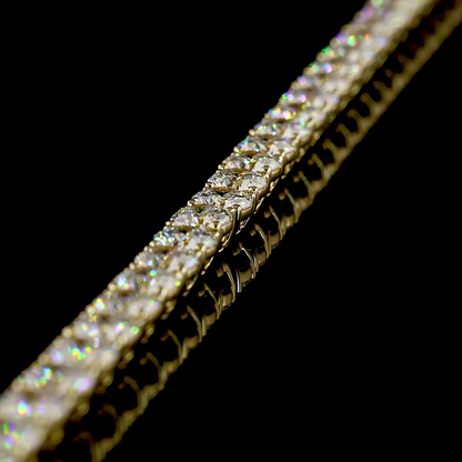 20.53 CTTW Round Lab Grown Diamond Tennis Necklace 16.5" (E/F Color and VS1/VS Clarity)