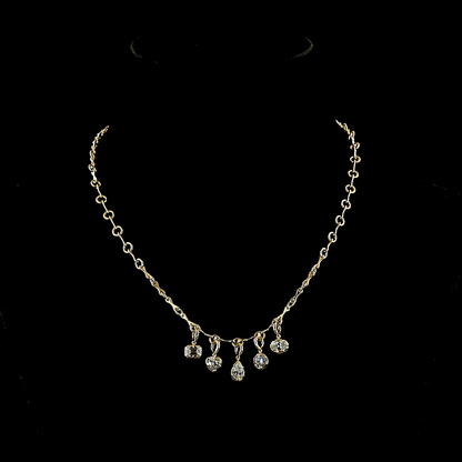 2.67 CTTW MIX Lab Grown Diamond Special Necklace 16.5" (E Color and VS1 Clarity)