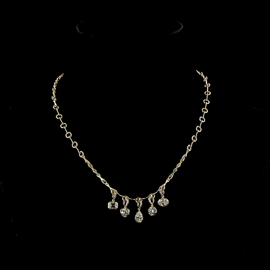 2.67 CTTW MIX Lab Grown Diamond Special Necklace 16.5" (E Color and VS1 Clarity)