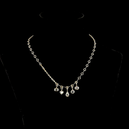 2.63 CTTW MIX Lab Grown Diamond Special Necklace 16.5" (F Color and VS1 Clarity)