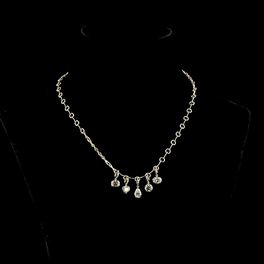 2.63 CTTW MIX Lab Grown Diamond Special Necklace 16.5" (F Color and VS1 Clarity)
