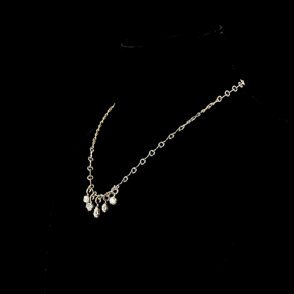 2.63 CTTW MIX Lab Grown Diamond Special Necklace 16.5" (F Color and VS1 Clarity)