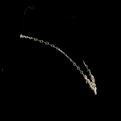 4.66 CTTW MIX Lab Grown Diamond Station Necklace 16" (E Color and VS1 Clarity)