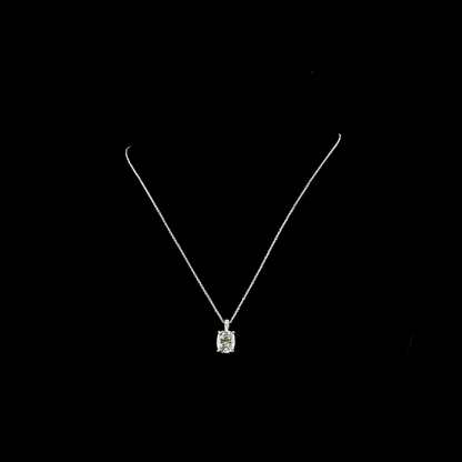 3.49 CTTW Cushion Brilliant Lab Grown Diamond Cushion Brilliant Necklace Pendant (I Color and SI1 Clarity)