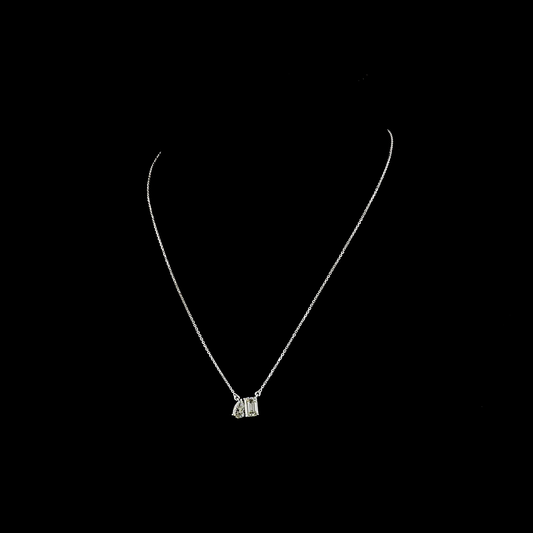 1.68 CTTW MIX Lab Diamond MIX Necklace Pendant 18" 14k White Gold I Color and VS1 Clarity jewelry-spot-usa