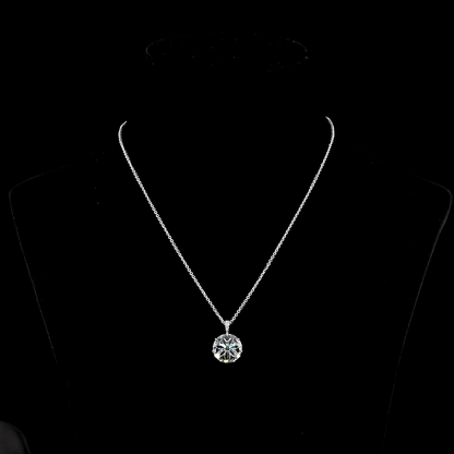 4.79 CTTW Rose Cut Lab Diamond Rose Cut Necklace Pendant (F Color and VS1 Clarity)