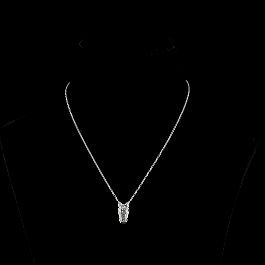 4.10 CT Horse Lab Diamond Symbol Necklace Pendant (E Color and VVS2 Clarity)