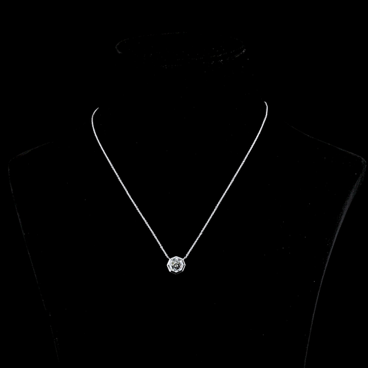 2.59 CT Octagon Lab Grown Diamond Solitaire Necklace Pendant (F Color and VS1 Clarity)