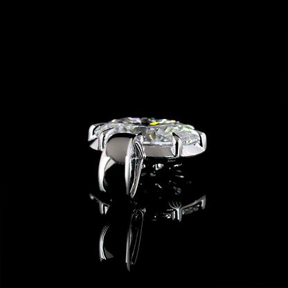 1.00 CT Oval Lab Diamond Solitaire Necklace Pendant (D Color and VS2 Clarity)