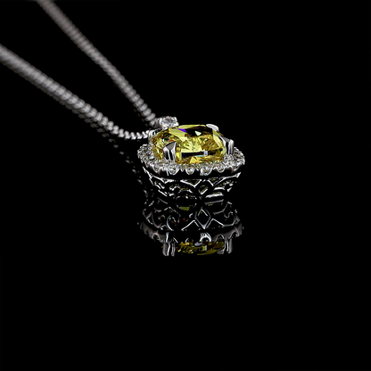 1.80 CTTW MIX Lab Diamond MIX Necklace Pendant 18" 14k White Gold E Color and VS1 Clarity jewelry-spot-usa