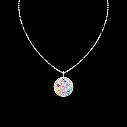 4.88 CTTW Round Lab Diamond Special Necklace Pendant