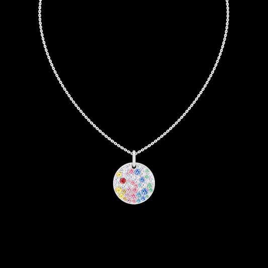4.88 CTTW Round Lab Diamond Special Necklace Pendant