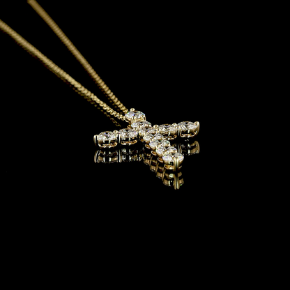 1.57 CTTW Round Lab Diamond Symbol Necklace Pendant