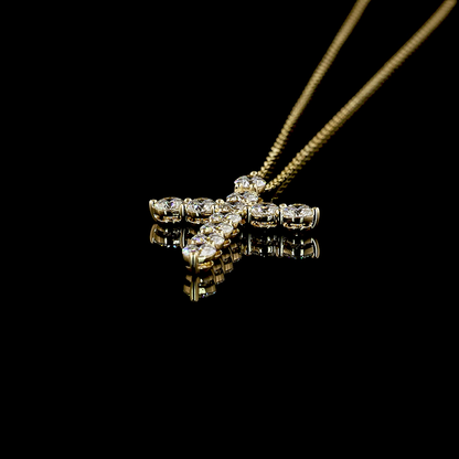 1.57 CTTW Round Lab Diamond Symbol Necklace Pendant