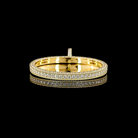 6.87 CTTW Round Lab Grown Diamond Round Necklace Pendant