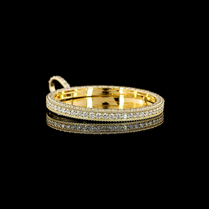 6.87 CTTW Round Lab Grown Diamond Round Necklace Pendant
