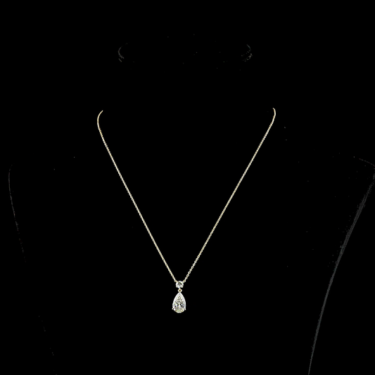 2.27 CTTW Round Lab Diamond Special Necklace Pendant (F Color and VS1 Clarity)