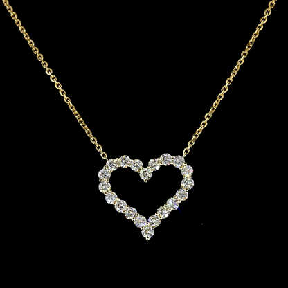 0.92 CTTW Round Lab Diamond Round Necklace Pendant (E Color and VS Clarity)