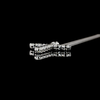 1.97 CTTW Round Lab Grown Diamond Cross Necklace Pendant 18" (E Color and VS Clarity)