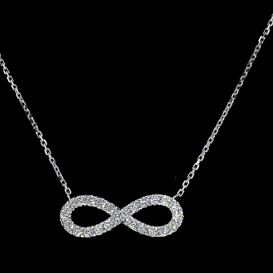 0.46 CTTW Round Lab Diamond Symbol Necklace Pendant (E Color and VS Clarity)