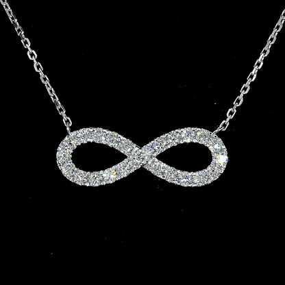 0.46 CTTW Round Lab Grown Diamond Round Necklace Pendant 18" (E Color and VS Clarity)