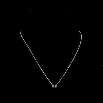 1.04 CT Emerald Lab Grown Diamond Solitaire Necklace Pendant 18" (E Color and VVS2 Clarity)