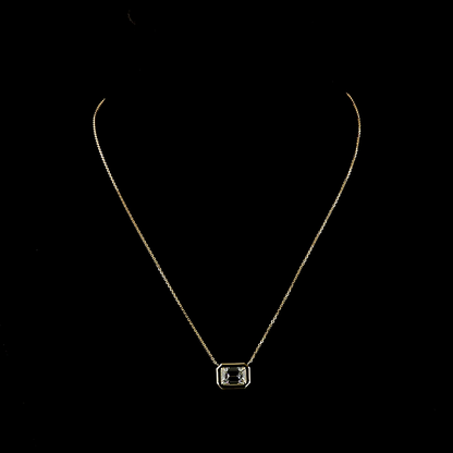 2.65 CT MOVAL Lab Diamond Solitaire Necklace Pendant (F Color and VS2 Clarity)
