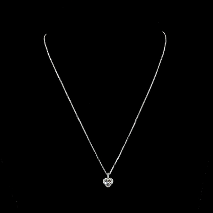 1.53 CTTW Heart Lab Diamond Special Necklace Pendant (D Color and VS1 Clarity)
