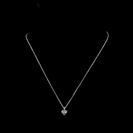 1.02 CTTW Heart Lab Diamond Special Necklace Pendant (E Color and VS1 Clarity)