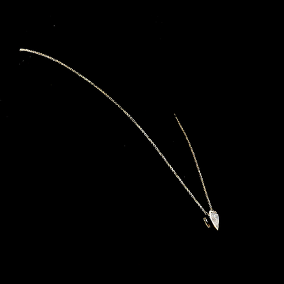 5.21 CT Heart Lab Grown Diamond Solitaire Necklace Pendant 16" (F Color and VS1 Clarity)