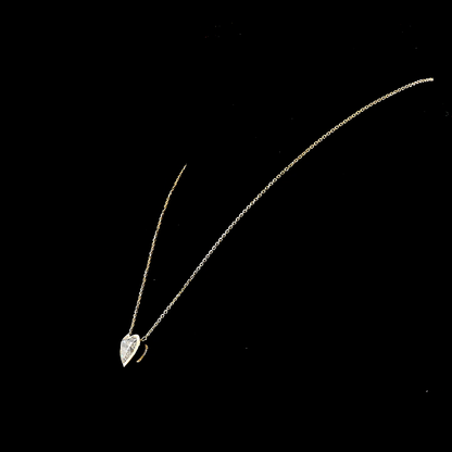 5.21 CT Heart Lab Grown Diamond Solitaire Necklace Pendant 16" (F Color and VS1 Clarity)