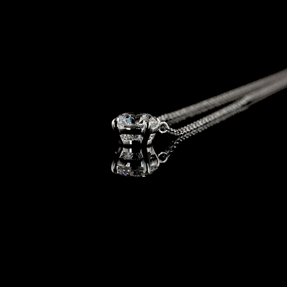 0.71 CT Round Lab Diamond Solitaire Necklace Pendant (E Color and VS1 Clarity)