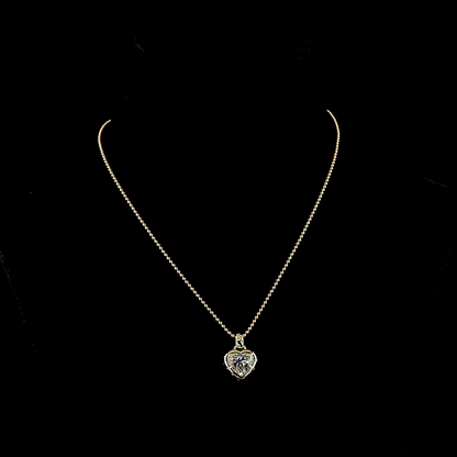 3.20 CTTW Heart Lab Diamond Special Necklace Pendant (F Color and VS1 Clarity)