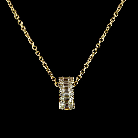 1.24 CTTW Bag Natural Diamond Special Necklace Pendant (H Color and SI Clarity)