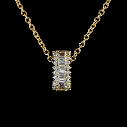 1.24 CTTW Bag Natural Diamond Special Necklace Pendant (H Color and SI Clarity)