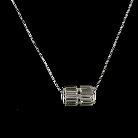 3.81 CTTW Bag Natural Diamond Special Necklace Pendant 18" (H Color and SI Clarity)